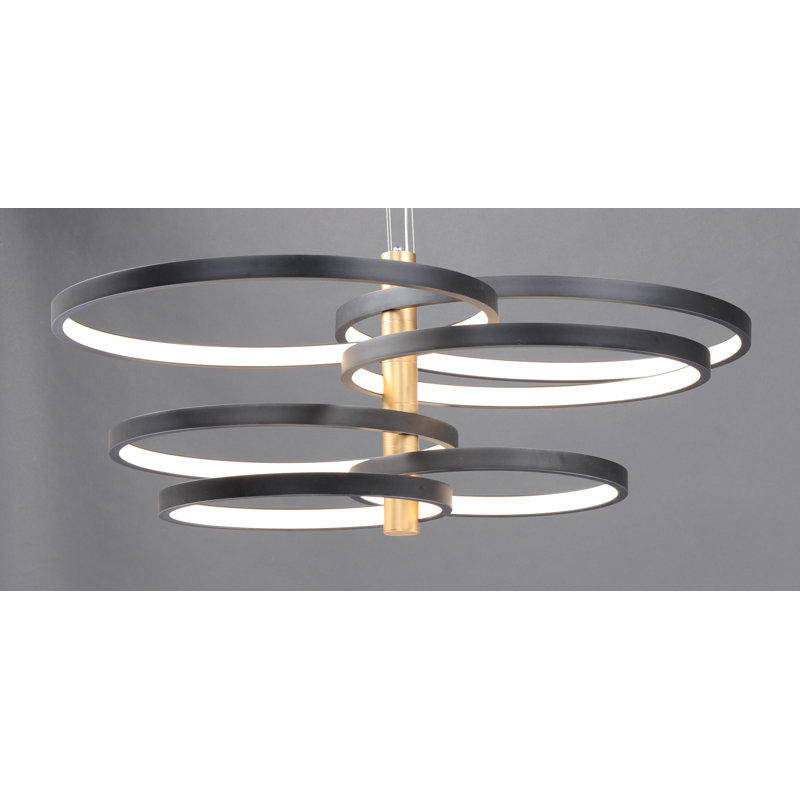 Weichmann 6 - Light Dimmable LED Tiered Chandelier