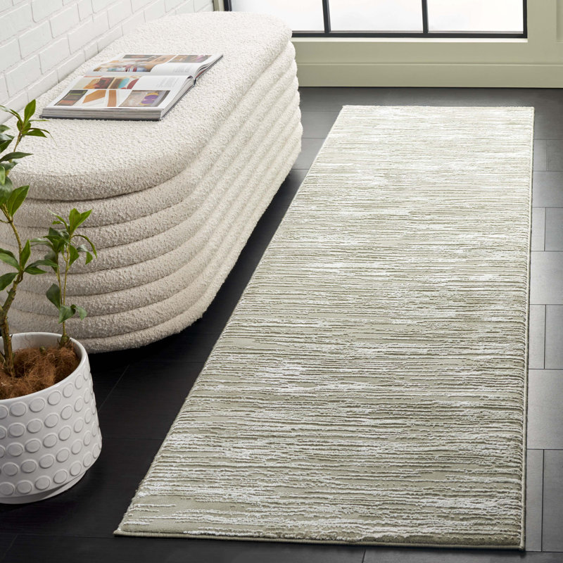 Abbottson Performance Abstract Rug, Runner 2'3" x 8'