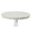 Classic White 30-Inch Round Pedestal Table with Space-Saving Design-90108565-90108566