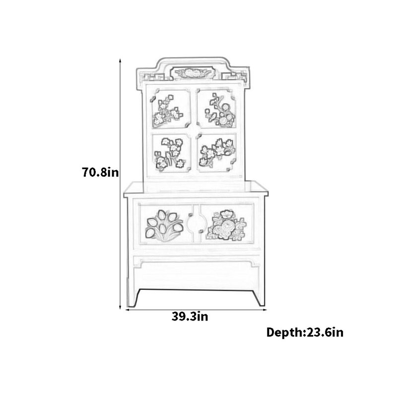 Hand-Painted Dresser