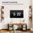 Set Of 2 Floating Corner Shelves For Wall,Rustic Brown