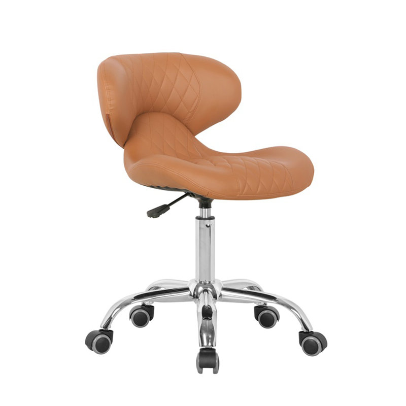 Tabouret industriel à hauteur ajustable Zayven, Brun