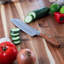 Swiss Diamond 7" Damascus Santoku Knife