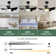 28' Ceiling Fans With Lights And Remote/App Control, Low Profile Ceiling Fans With 5 Reversible Blades 3 Colours Dimmable 6 Speeds Ceiling Fan For Bedroom Kitchen