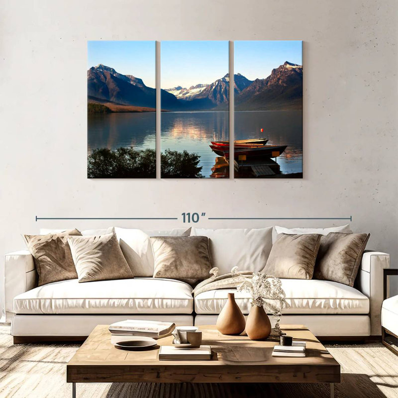 Bateaux Alvord Lake Mcdonald, H 48 po x l 74 po
