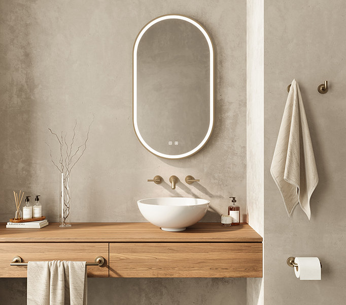 Miroir Kiara, Bronze