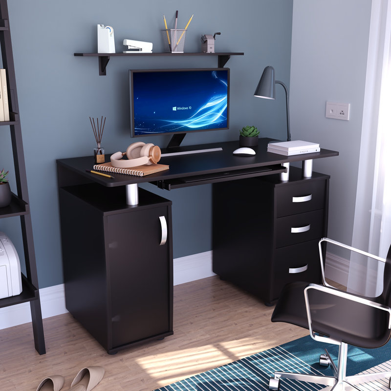 Muskoka Computer Desk, Black