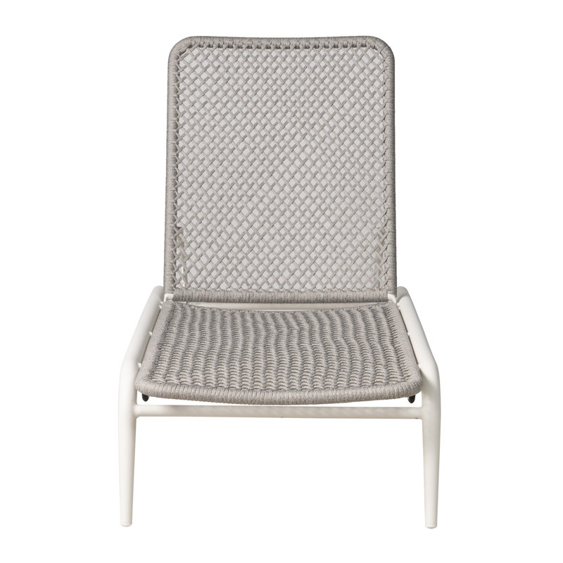 Chaise Lounge-Set Of 2, Matte White