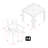 Ellenton 4 - Person Patio Dining Set Umbrella Hole Included Table,-87414637