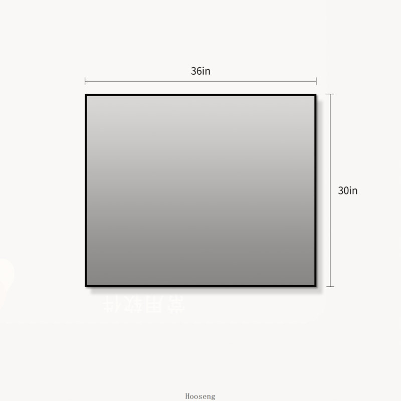 Miroir mural de salle de bain 30 po x 36 po