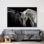 Cheval, reproduction d'art sur toile