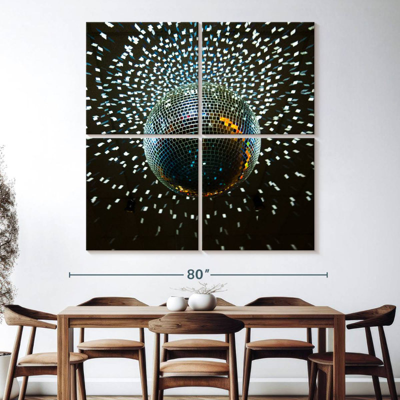 Abarca Disco Ball Lights, 74" H x 74" W