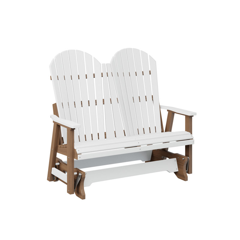 Fauteuil coulissant berlinois berlinois, White Top/Antique Mahogany Base
