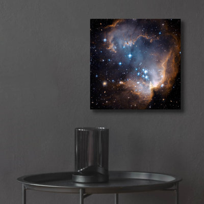 'Star Cluster Ngc 602' by NASA's Hubble Space Telescope Acrylic Glass Wall Art