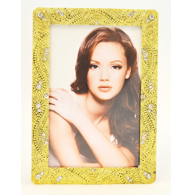 Metal Gilded Picture Frame, Clear