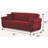 Grasston 91'' Upholstered Tight Back Convertible Sofa