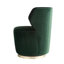 Poppy Chair Forest Velvet Champagne Swivel-1120033154
