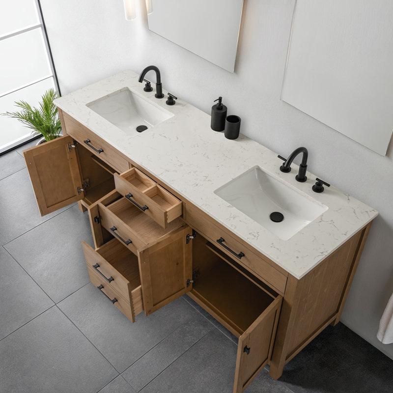 Vandemark 72" Double Vanity - Textured Natural