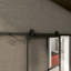 Metal and Glass Metro Barn Door with Installation Hardware Kit-49257383
