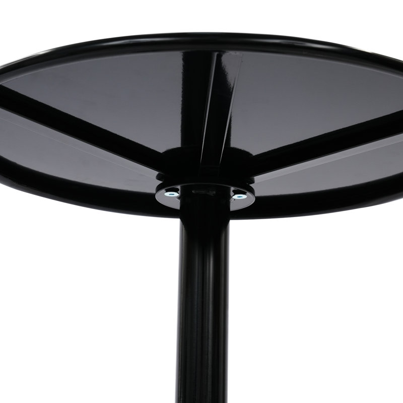 Table d'appoint ronde 18 po, Noir