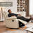 Destrier 3 - Piece Faux Leather Living Room Set-1048214486