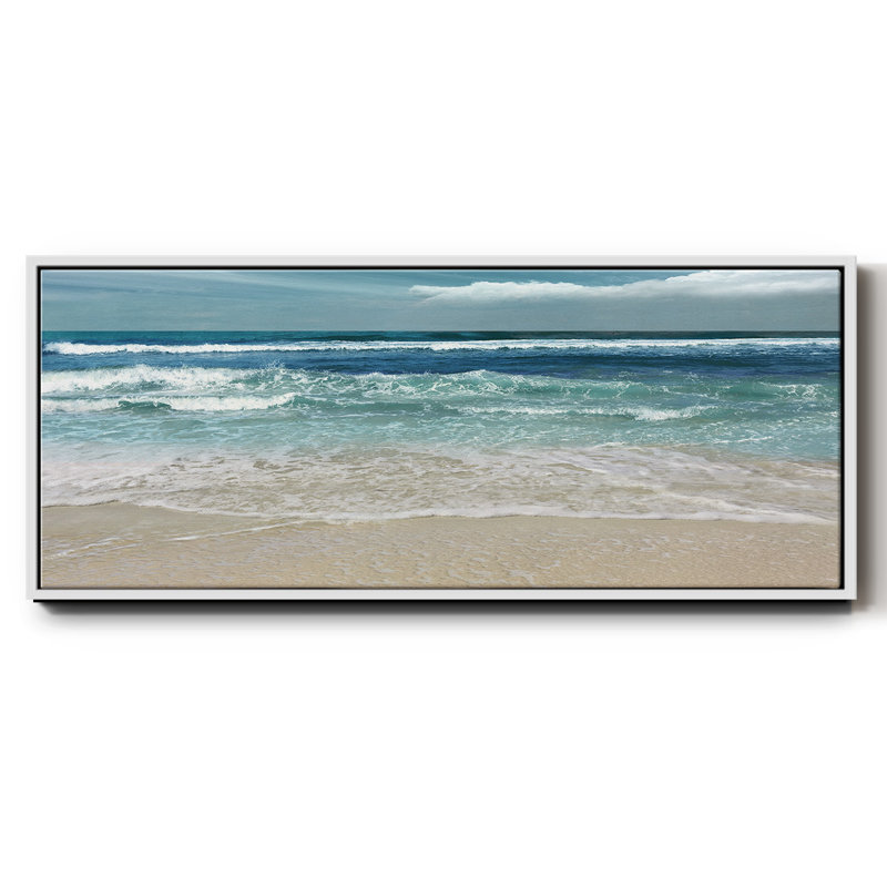 Symphonie de la mer - toile encadrée, H 12 po x l 30 po