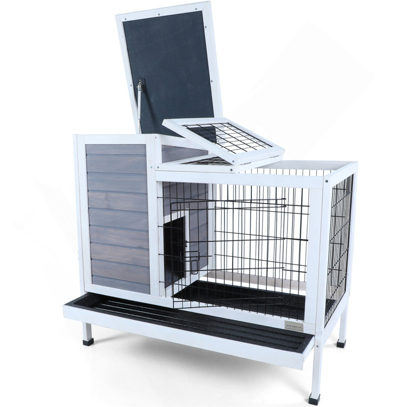 Cage pour lapin Ceevah, gris