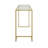 Abdelkarim 38'' Glass Top Console Table-346622073