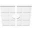 Médaillon de plafond contemporain Rubik-36074402