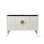 Armoire de rangement 63 "avec portes et tablettes - armoire de rangement pour bureau, armoire de chambre à coucher, armoire de rangement pour couloir, console