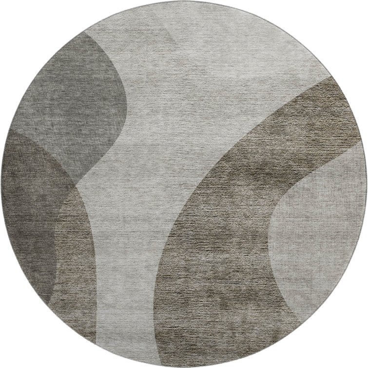 Premium Machine Washable Arnette Taupe Rug