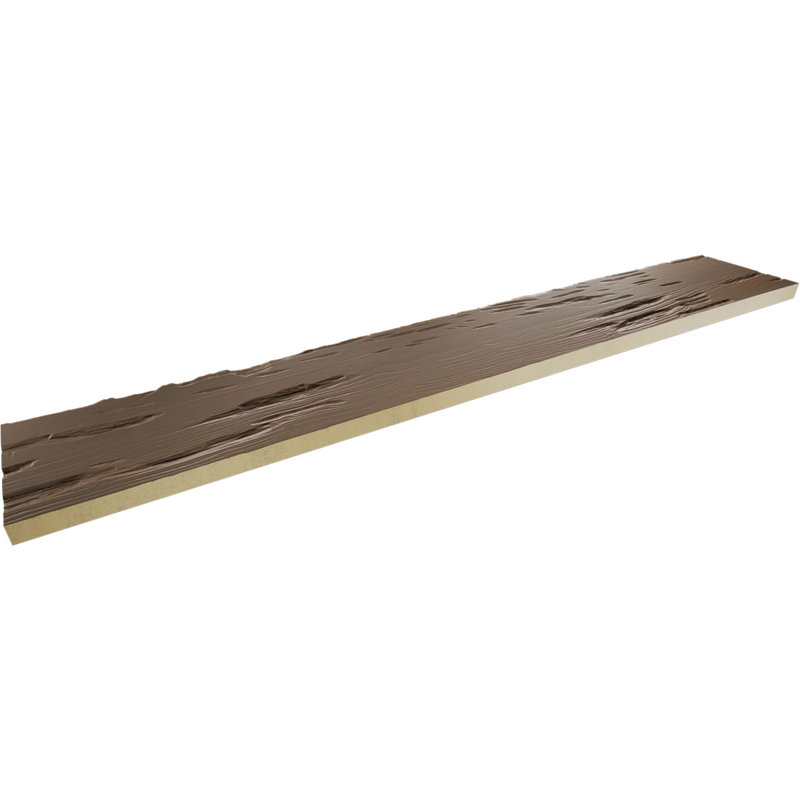 Planche en faux bois Pecky Cypress Endurathane, H 10 po x l 144 po x P 1 po, Écorce de cèdre