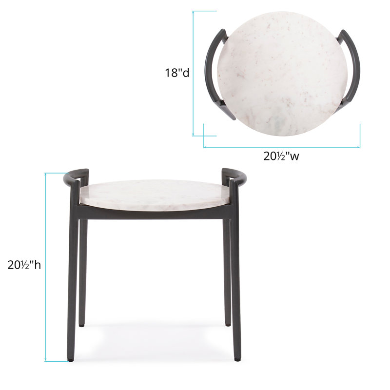 Harhi Glass End Table