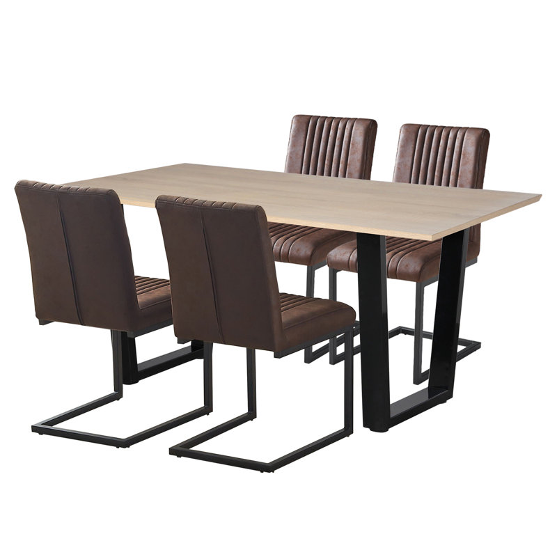 Abinash 4 - Person Dining Set