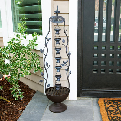 Metal Sculptural Fountain