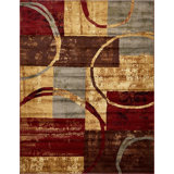 Adetomiwa Geometric Multi Area Rug