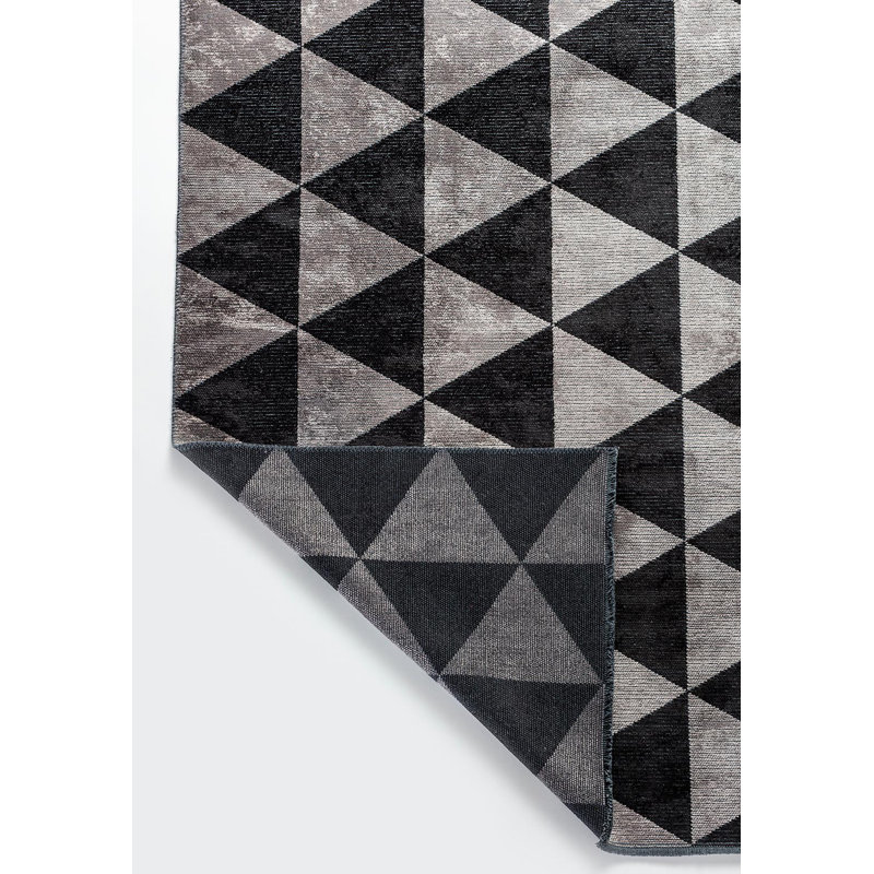 Rapture Geometric Shapes Area Rug, Rectangle 6'7" x 9'10"
