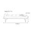 Chaise longue rembourrée Mykena