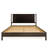 Ethan Solid Wood Platform Bed with Headboard, Rustic Bed Frame-652529524-665549506