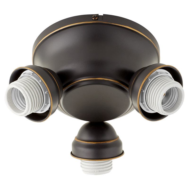 Salon 8'' 3 - Light Light Fitter, Oiled Bronze