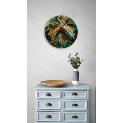 Horloge murale Palm Tree