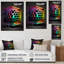 Luminogramme multidimensionnel I - reproduction sur toile-2006600160-2006600165