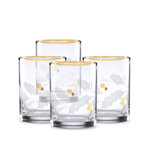 Holiday Gold 4-Piece Glassware Set