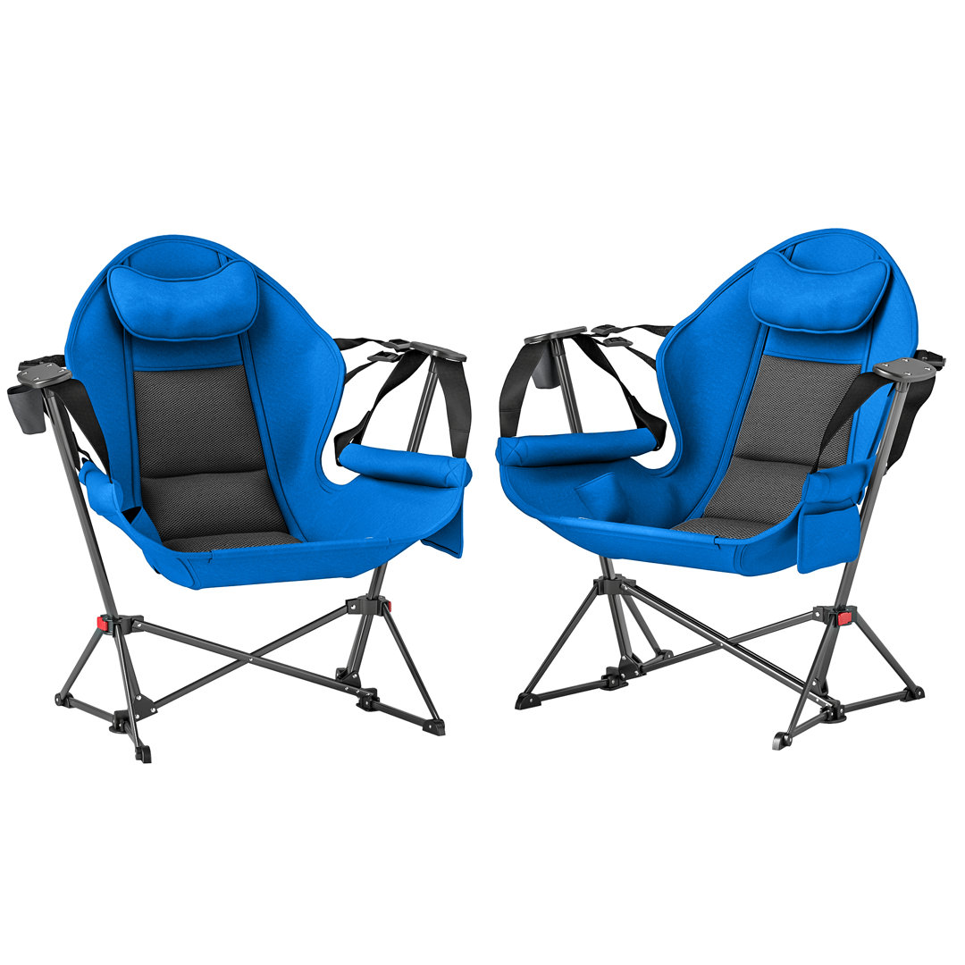 Folding Camping Chair with Cushions