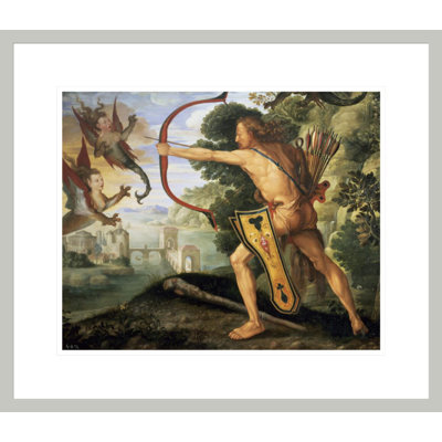Hercules and the Stymphalian birds by Albrecht Dürer -Framed Giclee Print