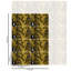 Gold Banana Leaves Tropical Wallpaper
