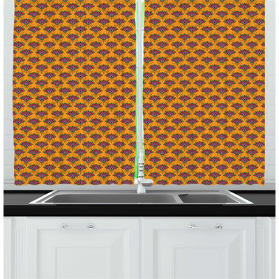 Floral Kitchen Curtain