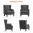 Upholsterd Wingback Armchair-1261615281