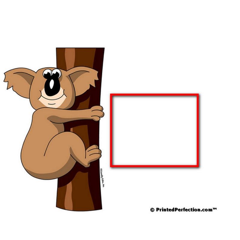 Aimant en acrylique personnalisé Koala, Oui