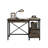 Desk, Dark Oak Finish